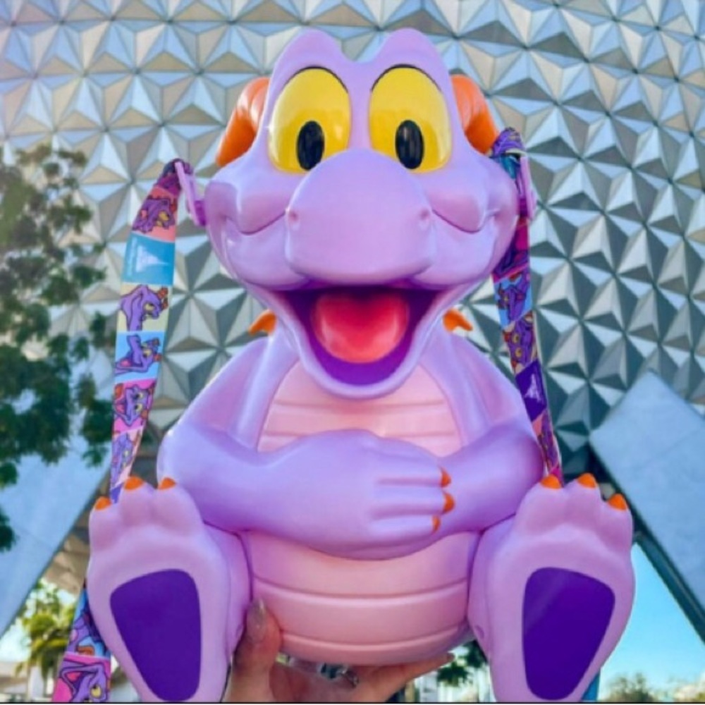 ✨ Disney Parks Figment Popcorn Bucket 40th EPCOT Celebration ✨